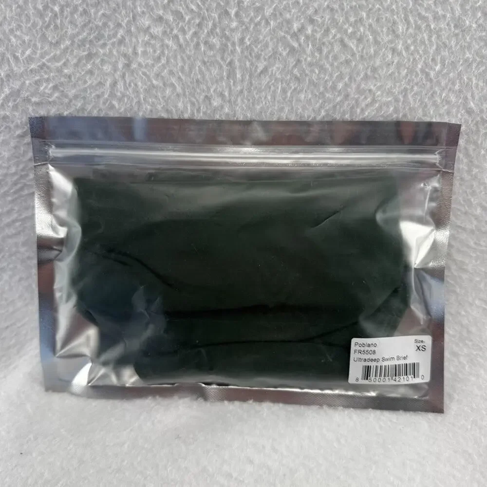 Todd Sanfield Swim Brief Men's Extra Small XS Green Poblano Ultradeep NEW